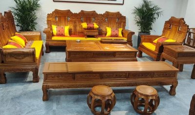 花梨木大象大奔沙发