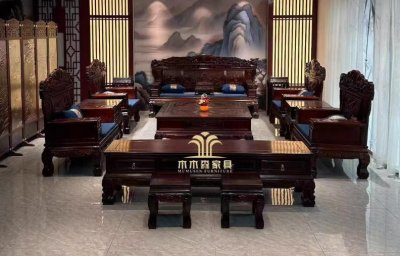 明清仿古实木套房家具